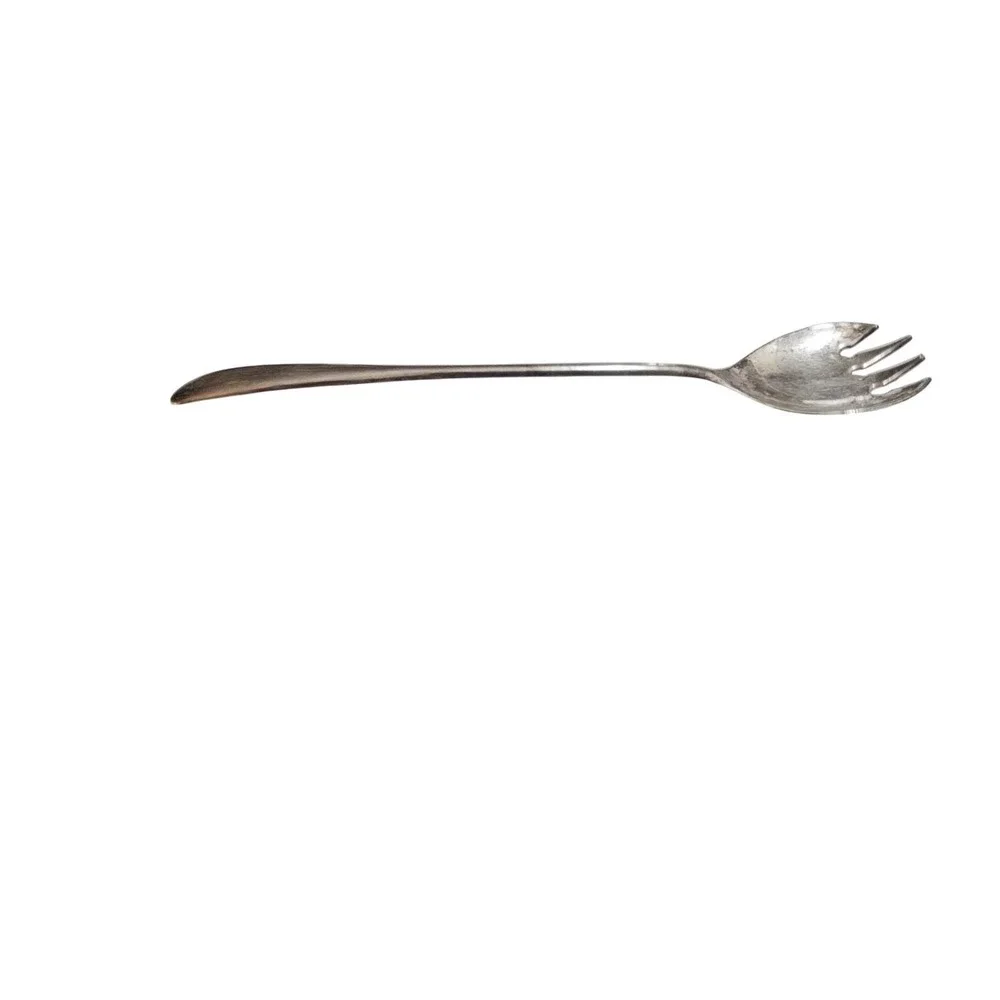 Vintage Silver Plated Serving Fork Italy‎ Elegant Kitchen Utensil